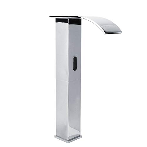 G1/2 "Automatischer Sensor Berührungslos Waschbecken Wasserhahn, Wasserfall Infrarot Sensor Wasserhahn für Küche Badezimmer von Ymiko