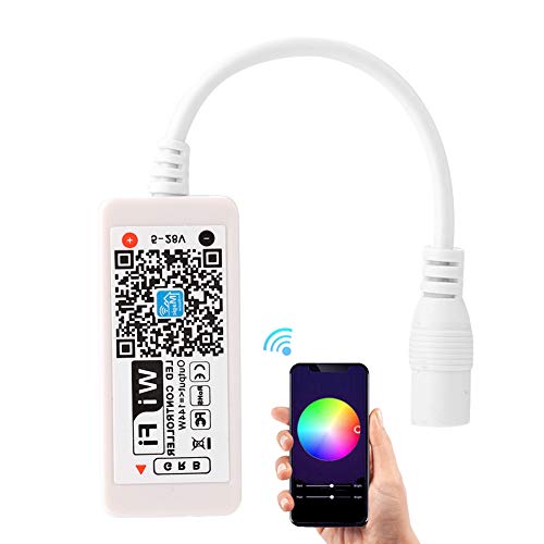 LED WiFi Controller, RGB LED Lichtleiste Drahtlose Controller, WiFi LED Smart Controller, LED LichtleisteMagic Home App, Arbeiten mit Android 4.3/IOS7.0 LED WiFi Controller, RGB LED Lichtleiste Drahtlose Controller, WiFi LED Smart Controller, LED LichtleisteMagic Home App, Arbeiten mit Android 4.3/IOS7.0 von Ymiko