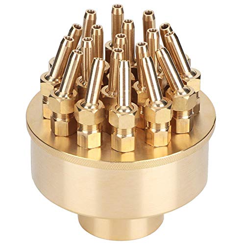 Ymiko Springbrunnen DüSe Messing G1-1/2 Zoll Oase Schaum Adapter Aufsatz Springbrunnen Edelstahl Feuerwerk Teich Springbrunnen-DüSe DüSe FüR Glocke Rohr Ymiko Springbrunnen DüSe Messing G1-1/2 Zoll Oase Schaum Adapter Aufsatz Springbrunnen Edelstahl Feuerwerk Teich Springbrunnen-DüSe DüSe FüR Glocke Rohr von Ymiko