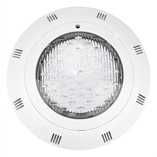 Ymiko Wasserdichtes Unterwasser-Spotlicht 12V RGB LED-Teichlicht 24W Farbwechsel Dekoratives Außenlicht mit Fernbedienung für Rasenpool-Aquarium von Ymiko