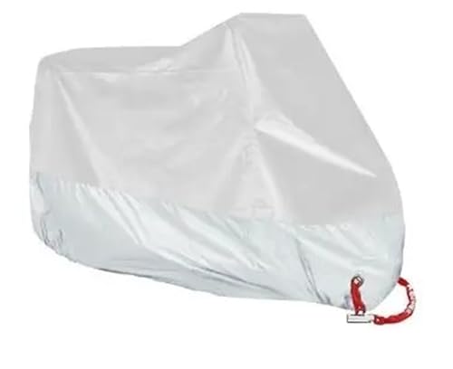 Fahrradabdeckung Wasserdicht, Fahrrad Abdeckplane Motorradabdeckung, wasserdicht, for alle Jahreszeiten, staubdicht, UV-Schutz, 190T, mehrere Farben(Sliver,XL for 2001mm-2100mm) von Ymnilian