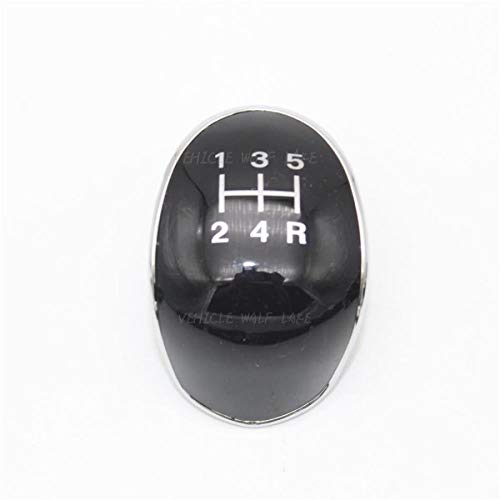 Ymnilian Schaltknauf, Schaltknäufe For Ford Focus MK2 MK3 Fiesta MK7 C-max B-max Mondeo MK4 Kuga Transit Galaxy Car-Styling 5 Geschwindigkeit Auto-Gang Stick Schaltknauf Ebene(5 speed black cap) von Ymnilian