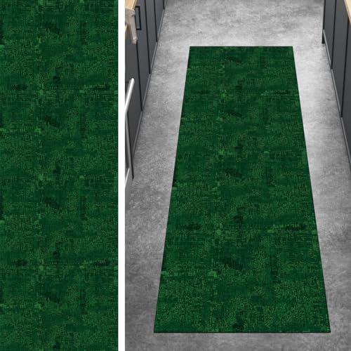 Ymural Läufer Flur rutschfest Teppich Küche 60x200CM Dunkel Grün rutschfest Lang Abstrakt Meterware Kurzflor Polyester Korridor Schlafzimmer, Anpassbar Ymural Läufer Flur rutschfest Teppich Küche 60x200CM Dunkel Grün rutschfest Lang Abstrakt Meterware Kurzflor Polyester Korridor Schlafzimmer, Anpassbar von Ymural