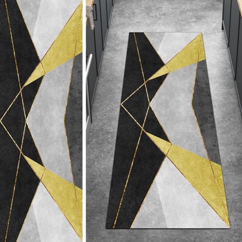 Ymural Läufer Teppich Flur rutschfest Meterware Lang 100x100CM Gelb Patchwork Teppichläufer Küchenteppich Waschbar Kurzflor Polyester Korridor Schlafzimmer Anpassbar Ymural Läufer Teppich Flur rutschfest Meterware Lang 100x100CM Gelb Patchwork Teppichläufer Küchenteppich Waschbar Kurzflor Polyester Korridor Schlafzimmer Anpassbar von Ymural