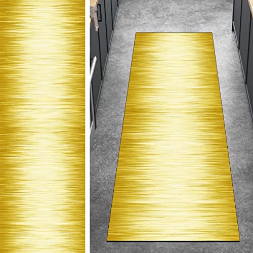 Ymural Teppich Läufer Flur Lang Abstrakt Kücheteppich 60x180CM Gelb Kücheläufer rutschfest Teppichmatten Teppichläufer Waschbar Kurzflor Polyester Korridor Schlafzimmer, Anpassbar Breite 40-120cm Ymural Teppich Läufer Flur Lang Abstrakt Kücheteppich 60x180CM Gelb Kücheläufer rutschfest Teppichmatten Teppichläufer Waschbar Kurzflor Polyester Korridor Schlafzimmer, Anpassbar Breite 40-120cm von Ymural