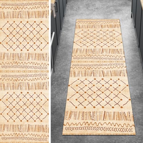 Ymural Teppich Läufer Flur rutschfest Meterware Teppichläufer 100x240CM Orange rutschfest Lang Boho Meterware Kurzflor Polyester Korridor Schlafzimmer Anpassbar Ymural Teppich Läufer Flur rutschfest Meterware Teppichläufer 100x240CM Orange rutschfest Lang Boho Meterware Kurzflor Polyester Korridor Schlafzimmer Anpassbar von Ymural