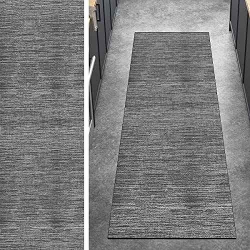 Ymural Teppich Läufer Lang Flur Kücheteppich Modern 60x150CM Grau Kücheläufer rutschfest Teppichmatten Teppichläufer Waschbar Kurzflor Polyester Korridor Schlafzimmer, Anpassbar Breite 40-120cm Ymural Teppich Läufer Lang Flur Kücheteppich Modern 60x150CM Grau Kücheläufer rutschfest Teppichmatten Teppichläufer Waschbar Kurzflor Polyester Korridor Schlafzimmer, Anpassbar Breite 40-120cm von Ymural