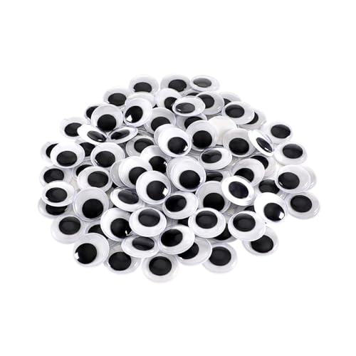Ymxil 100Stk Wackelaugen Selbstklebend Groß, 20mm Bastelaugen Selbstklebend Klebeaugen Schwarz Weiße Glubschaugen Kulleraugen Augen zum Basteln DIY Handwerk Deko Ymxil 100Stk Wackelaugen Selbstklebend Groß, 20mm Bastelaugen Selbstklebend Klebeaugen Schwarz Weiße Glubschaugen Kulleraugen Augen zum Basteln DIY Handwerk Deko von Ymxil