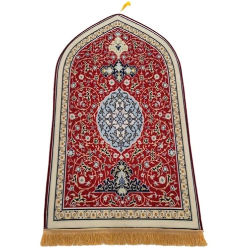 Ymxygz Islamischer Gebetsteppich, Ramadan-gebetsteppich, Bequeme Muslimische Gebetsmatte Für Männer Und Frauen, Ramadan- Oder Eid-Geschenk von Ymxygz