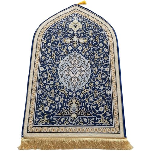 Ymxygz Islamischer Gebetsteppich, Ramadan-gebetsteppich, Bequeme Muslimische Gebetsmatte Für Männer Und Frauen, Ramadan- Oder Eid-Geschenk von Ymxygz