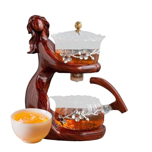 Tee brauen Tools | Halbautomatische Tee-Service-Set für Erwachsene mit Infusator und Deckel, zu Hause faul Person Tee-Servierwerkzeug von Ynnhik