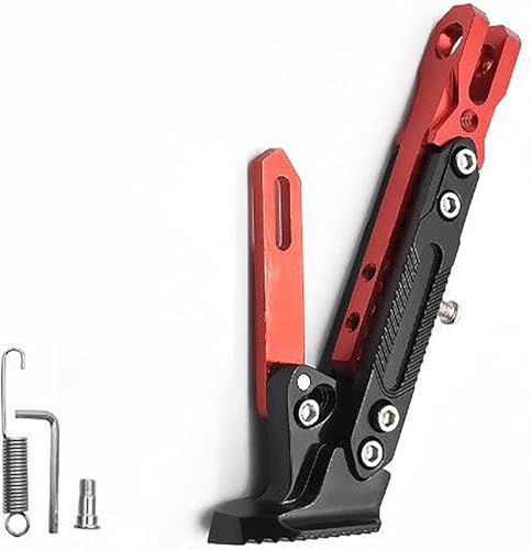 YoQIK Motorrad Ständer für BMW G310GS G310 GS G 310 GS G310R G310 RG 310 GS G 310R,Aluminiumlegierung Einstellbare Seitenständer Seitenstütze Seitenh Seitenhalterung Ersatzteile Zubehör,Red YoQIK Motorrad Ständer für BMW G310GS G310 GS G 310 GS G310R G310 RG 310 GS G 310R,Aluminiumlegierung Einstellbare Seitenständer Seitenstütze Seitenh Seitenhalterung Ersatzteile Zubehör,Red von YoQIK