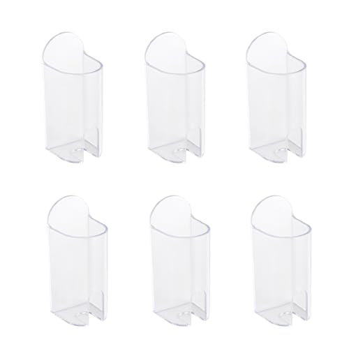 Yoaeyok 6 Pack Elektrische Zahnbürstenhalter zur Wandmontage, Selbstklebende Elektrischer Zahnbürstenhalter Halterung Elektrische Zahnbürste, Universell Organizer Halter für Elektrische Zahnbürsten von Yoaeyok