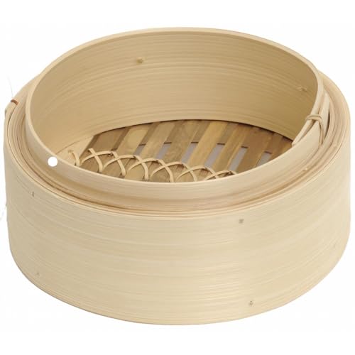 Shao Mai Bambus 8 Inch Dampfkörbchen, Bamboo von Yoaxia