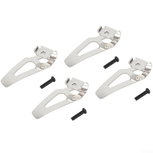 4 Stück Metall-Gürtelclip und Schrauben-Set, kompatibel mit Sechskant-Schraubendreher-Bohrschraubern, 12 V, Werkzeuge, geeignet für Bohrschrauber und Schraubenschlüssel, Teil 42700490 4 Stück Metall-Gürtelclip und Schrauben-Set, kompatibel mit Sechskant-Schraubendreher-Bohrschraubern, 12 V, Werkzeuge, geeignet für Bohrschrauber und Schraubenschlüssel, Teil 42700490 von YobiLife