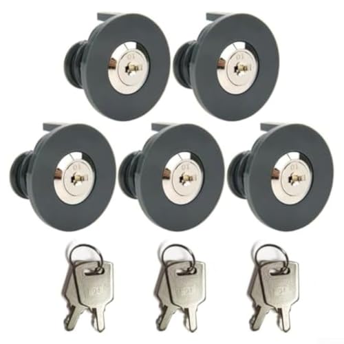 5 x Steckschlüsselschloss mit Schlüsseln zum Schutz von elektrischen Steckdosen vor unbefugtem Zugriff und Kindersicherheit, Zinklegierung, Anti-Diebstahl-Design von YobiLife