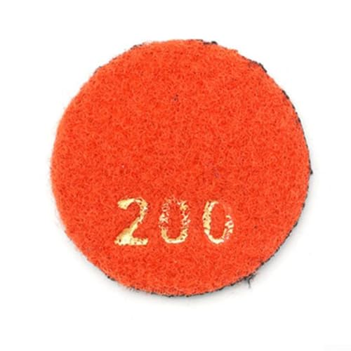 50 mm Trockenpolierpad für Steinoberflächen inkl. für Granit Marmor Quarzit Schleifscheibe mit 503000 Körnung Schmirgelharz für Fliesengebrauch (Körnung 200) von YobiLife
