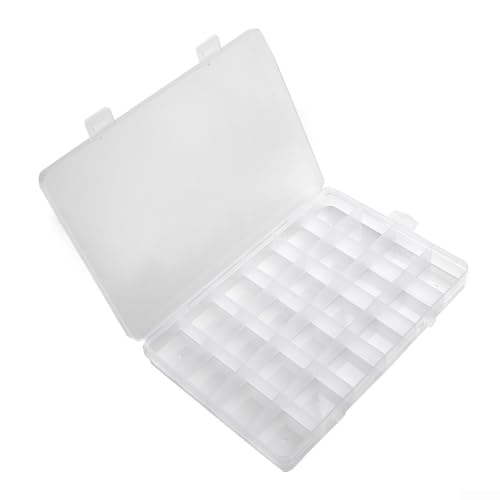 Craft Organizer Aufbewahrungsbox mit 24 Fächern, transparenter Kunststoff, entworfen für Schmuckperlen, Pillen, Kosmetik und kleine Gegenstände Craft Organizer Aufbewahrungsbox mit 24 Fächern, transparenter Kunststoff, entworfen für Schmuckperlen, Pillen, Kosmetik und kleine Gegenstände von YobiLife