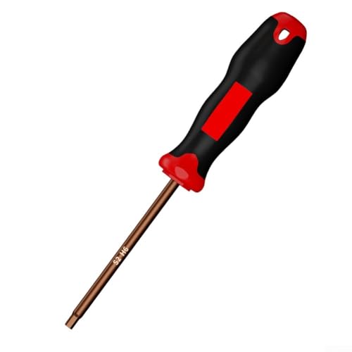 Drehmomentschlüssel-Sechskant-Stern-Schraubendreher-Set für H26 mm magnetische Design-Handwerkzeuge (H4 (H6 x 100 mm) von YobiLife