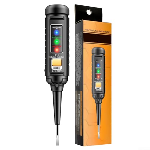 Für Aneng B15 Gleichspannungserkennungsstift mit berührungslosen Spannungswarnungen und Taschenformat für elektrische Fehlerbehebung (Englisch) von YobiLife