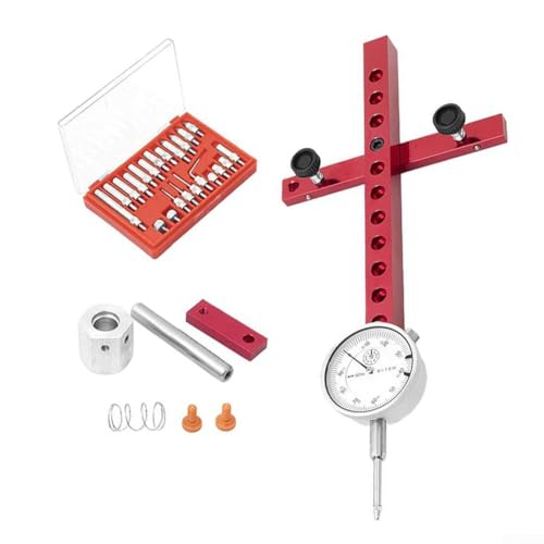 Für Tischsäge, Kalibrierungsanzeige, Werkzeug für optimale Holzbearbeitungsgenauigkeit (rot, 3 Stück) von YobiLife