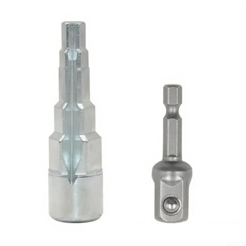 Heizkörperschrittschlüssel 12 Zoll mit Fünfstufen-Antrieb für Ventilnippel und Heizkörperventilrohre, Metallwerkzeug, 1/5.1 cm Größe (A) von YobiLife