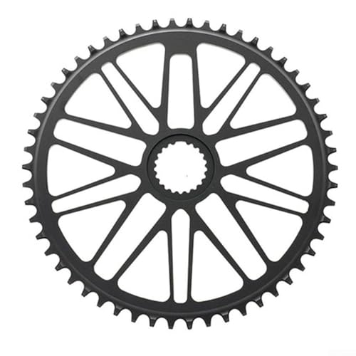 Hohes Kettenblatt für M9100 M8100, leichtes 7075 Aluminium, direkte Installation, Single 46/48/50/52/54T Optionen (doppelt 50/35T) von YobiLife