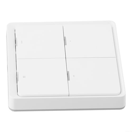 Kabelloser Scene Switch Controller mit 4 Tasten und magnetischer Halterung und 12 benutzerdefinierten Modi, kompatibel mit System Kabelloser Scene Switch Controller mit 4 Tasten und magnetischer Halterung und 12 benutzerdefinierten Modi, kompatibel mit System von YobiLife