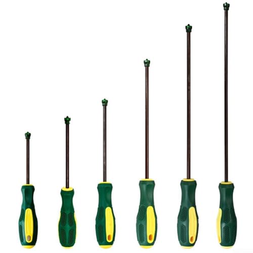 Kreuzschraubendreher mit 6 mm Durchmesser und verbesserter Magnetspule für einfache Handhabung von Schrauben (300 mm) von YobiLife