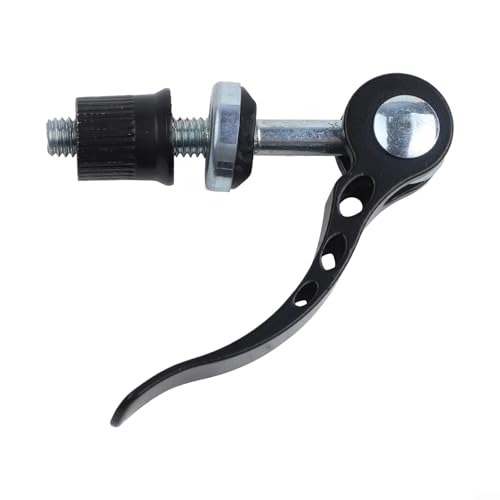 Leichte Schnellspann-Sattelstützen-Schraube M6 x 45 mm, unverzichtbar für einfache Höhenverstellung (m6 x 50 mm schwarz) von YobiLife