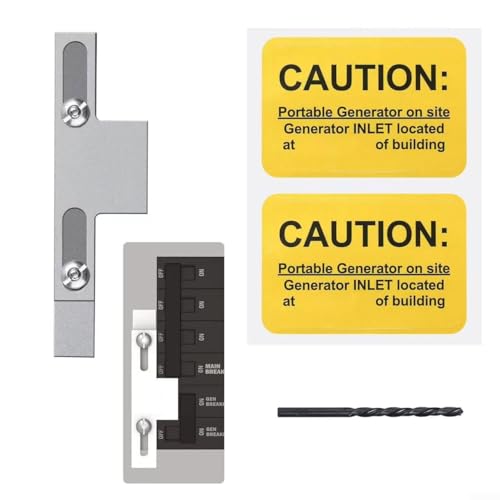 Leitungsschutzschalter Interlock Kit für ITE/Siemens/Gould/Murray 150–200 Amp Panels inkl. Bohrer-Bit-Schrauben-Kit Installationsteile (SD200SA) von YobiLife