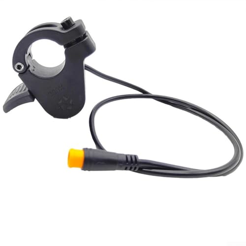 Power Assisted Bicycle Throttle with finger shift compatible with BBS1 BBS02 drive motors, fits standard 22 2mm handlebars for improved speed management von YobiLife