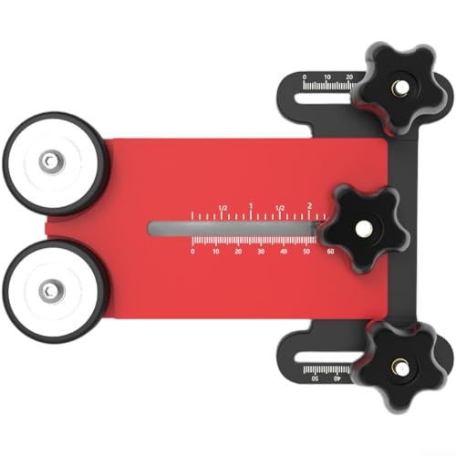 Präzisions-Tischsägen-Flip-Rollenhalterung mit Schwalbenschwanz-Design und verstellbarem Bereich für die Verwendung mit verschiedenen Werkstückgrößen von YobiLife