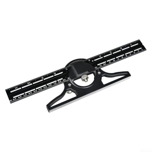 Präzisionsverstellbarer Schieber auf Kombinationswinkellineal verbessert die Arbeitseffizienz bei Designaufgaben (500 mm) von YobiLife