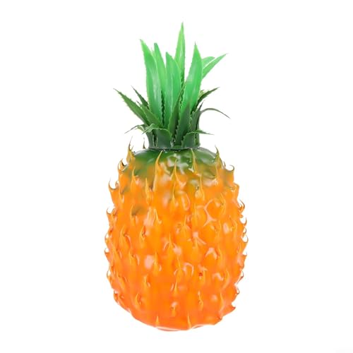 Realistische künstliche Ananas-Dekoration, Kunststoff, Obst-Display, Requisite für Küche, Zuhause, Party, Geschäft, Vitrine, 14 x 26 cm Realistische künstliche Ananas-Dekoration, Kunststoff, Obst-Display, Requisite für Küche, Zuhause, Party, Geschäft, Vitrine, 14 x 26 cm von YobiLife