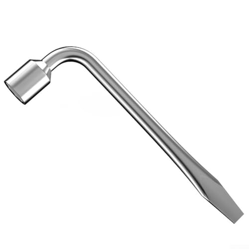 Robuster Reifenschlüssel, L-Form, Radmutter-Entferner, Werkzeug, Kreuzrohr, T-Stange, Reifeneisen für Auto, Fahrzeug, Reifenwechsel und Reparatur (24 mm) von YobiLife