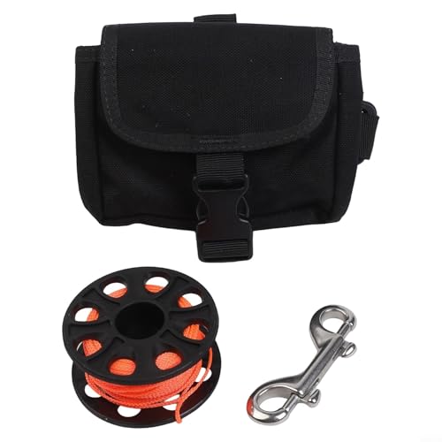 SMB-Signal für Tauchen, 120 x 15 cm, mit Edelstahlverschluss und Schnurspule von YobiLife