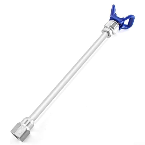 Verlängerungsstange für Airless-Lack für Sprühgeräte mit Düsenhalter, aus Edelstahl und Aluminiumlegierung, bietet sichere und stabile Verbindung während des Gebrauchs (25 cm) von YobiLife