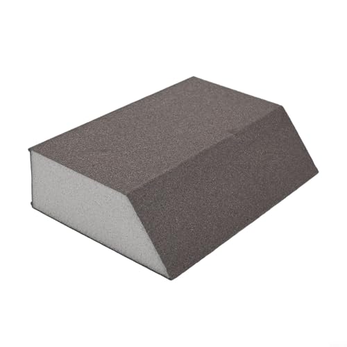 Wandfliesenschleifschwamm Schleifpapier Pad 60240 Körnung für Nass- und Trockenanwendung, Schleifklotz für Holz, Metall, Farbe, Kunststoff und Trockenbau (Körnung 220) von YobiLife
