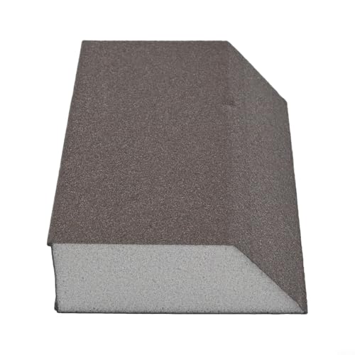 Wandfliesenschleifschwamm Schleifpapier Pad 60240 Körnung für Nass- und Trockenanwendung, Schleifklotz für Holz, Metall, Farbe, Kunststoff und Trockenbau (Körnung 240) von YobiLife