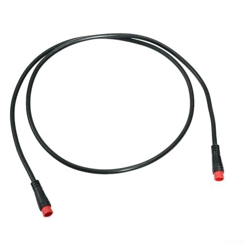 Wasserdichtes E-Bike-Display-Anschlusssignalkabel, 2345-poliges Verlängerungskabel, kompatibel mit E-Bike-Komponenten (2-poliger Stecker) von YobiLife