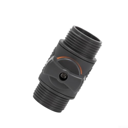 Wasserkontrollanschluss mit Doppelgewinde-Design und OnOff-Ventil, auslaufsicherer Dichtungsring, ABS-TPR-Material geeignet für Bewässerung und Sanitärarbeiten (äußerer Draht) von YobiLife