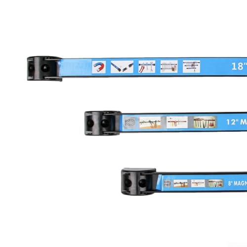 Werkstatt-Magnet-Werkzeughalterleiste mit starken Magneten und stabiler Wandhalterung, hilft Werkzeuge effizient zu organisieren (30,5 cm) von YobiLife