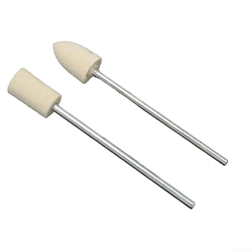 Wollschleifkopf-Set, 14-teilig, verlängerter Griff, 3 mm Schaft, Polier- und Schleifscheiben für Rotationswerkzeuge, kompatibel mit Metall, Glas und Ausrüstung Wollschleifkopf-Set, 14-teilig, verlängerter Griff, 3 mm Schaft, Polier- und Schleifscheiben für Rotationswerkzeuge, kompatibel mit Metall, Glas und Ausrüstung von YobiLife