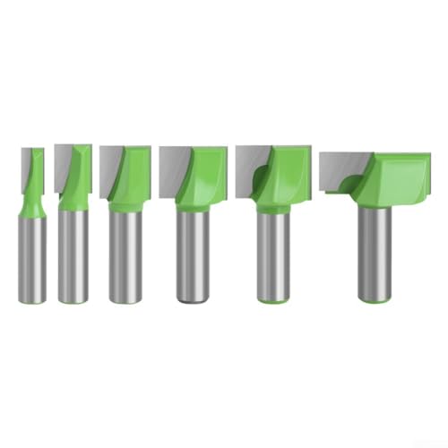 YobiLife 12,7 mm Schaftreinigungs-Bit, Vollhartmetall-Fräser für Holz, Acryl, MDF, PVC, CNC-Gravur und Fase (12 mm) von YobiLife