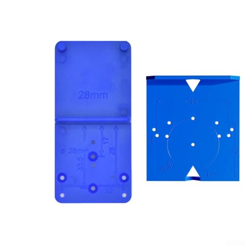 YobiLife 2 Stück ABS-Scharnierlochbohrvorrichtung mit 35 mm 40 mm Bits für Türen, Schränke, Bohrschablone für Möbelscharnierpositionierung YobiLife 2 Stück ABS-Scharnierlochbohrvorrichtung mit 35 mm 40 mm Bits für Türen, Schränke, Bohrschablone für Möbelscharnierpositionierung von YobiLife