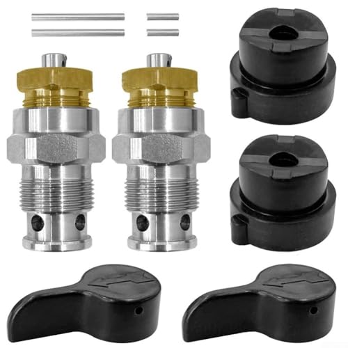 YobiLife 2 Stück Reflux-Sprühventil, Ersatz kompatibel mit Airless-Farbsprüher, solide Stahlkonstruktion, verschleißfestes Design für lange Lebensdauer (2-teiliges Set) von YobiLife