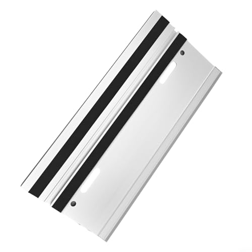YobiLife Aluminium-Führungsschienensystem für Kreissäge, Holzbearbeitung, Bank, gerades Schneiden, Fräser mit Klemmen, Anschluss-Set (400 mm) von YobiLife