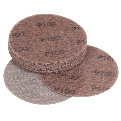 YobiLife Aluminiumoxid-Mesh-Schleifscheiben, 150 mm, Schleifpapier für Auto, Holz, Metall, Polieren, Schleifen, Entrosten, 20 Stück (Körnung 100) von YobiLife
