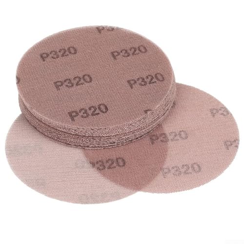 YobiLife Aluminiumoxid-Mesh-Schleifscheiben, 150 mm, Schleifpapier für Auto, Holz, Metall, Polieren, Schleifen, Entrosten, 20 Stück (Körnung 320) von YobiLife